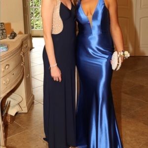 Navy prom dress